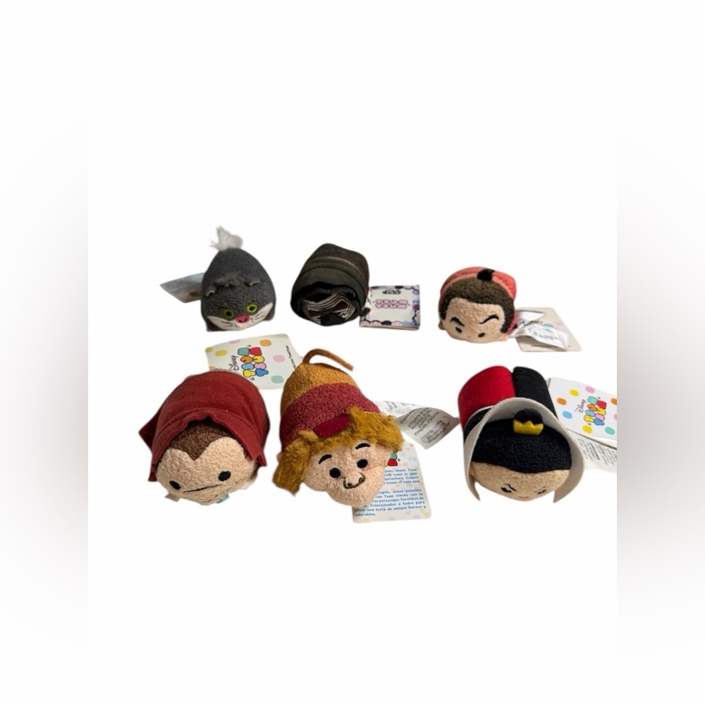 Disney Tsum Tsum Plush Set of 6 Star Wars Aladdin New